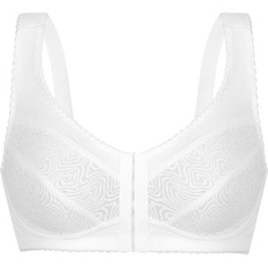 Dames Beha zonder beugel met voorsluiting in wit