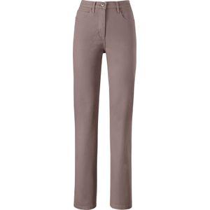 Casual Looks - 5-pocket Jeans - Taupe-denim - Comfortabele Taillehoogte - Rechte Pijpbelijning