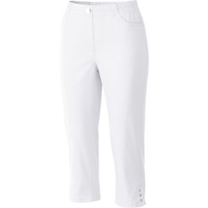 Jeans - Wit - Katoen - 3/4-lengte met Steekzakken