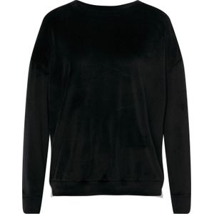 Dames Shirt met lange mouwen in zwart