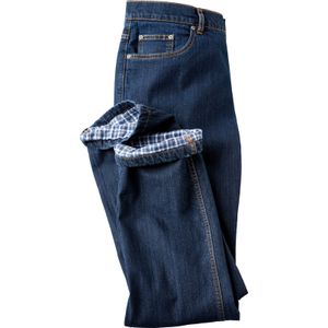 Heren Thermojeans - Blue-Stonewashed - 5-Pocketsmodel - Warmte-isolerende Voering