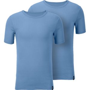 Heren Shirt in middenblauw