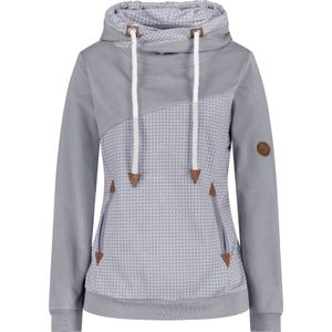 Dames Sweatshirt in steengrijs/gemêleerd