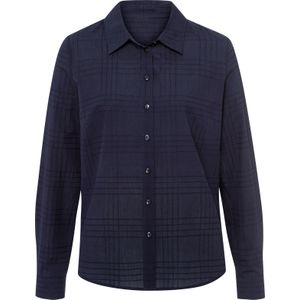 Dames Blouse met lange mouwen in marine