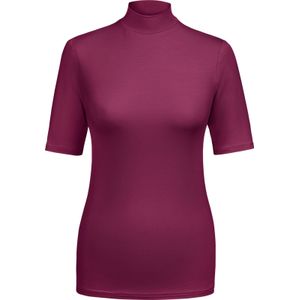 Wäschepur - Shirt - Framboos - Korte Mouwen - Turtleneck - 2 Stuks