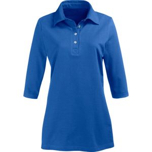 Dames Lang shirt in koningsblauw