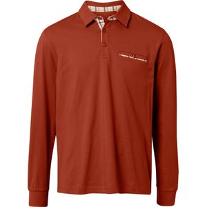 Poloshirt in roestrood
