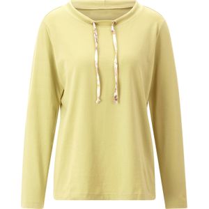 Gebloemde Longsleeve - Citroen - 100% Katoen