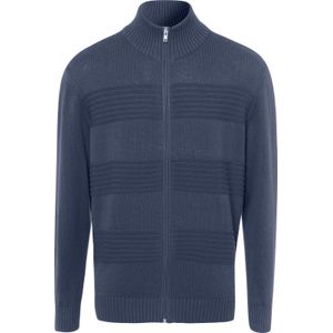 Heren Vest in rookblauw