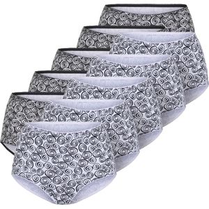 Wäschepur - Tailleslips - Multicolor - Set van 10 - Elastische Rand