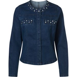 Dames Jeansjack in blue-stonewashed