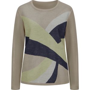 Gebreide Trui - Sesam/Pistache - 100% Polyacryl - Lange Mouwen