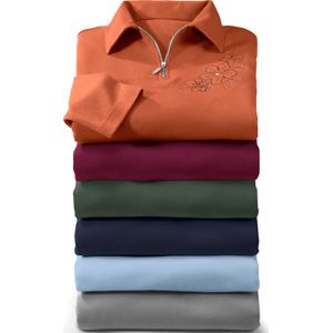 Dames Poloshirt in kaki