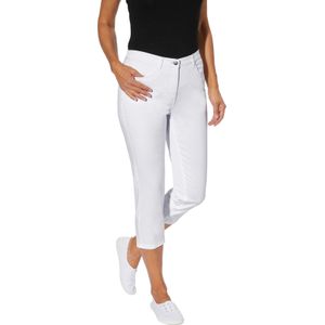 Dames 3/4-jeans in wit