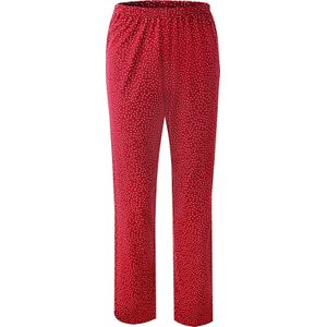 Dames Pyjamabroek in rood/wit