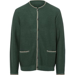 Vesten - Structuurtricot - Folkloreknopen - Contrastkleurige Accenten