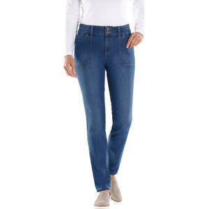 Dames Jeans in blue-stonewashed