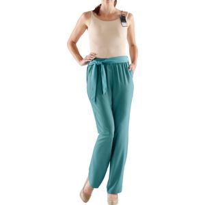 Harembroek - Turquoise - 100% Polyester - Steekzakken - Bindstrik Sluiting