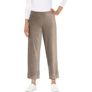Dames 7/8-broek in taupe