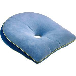 Wigkussen - Fluweel - Visco-elastisch Schuim - 40 x 36 x 13 cm