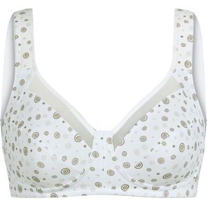 Dames Steunbeha zonder beugel in wit/taupe