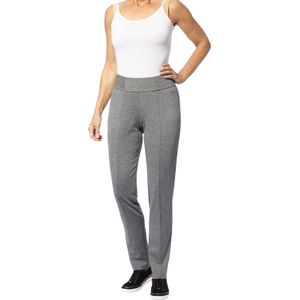 Stretchbroeken - Steengrijs Mêlee - 76% Polyester - Comfortabele Taillehoogte