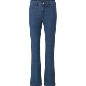 Dames jeans in blue-stonewashed