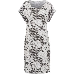 Gedessineerd - Korte Mouwen - Wit/Zwart - 100% Katoen