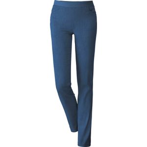 Stretchbroeken - Blauw - 84% Katoen, 15% Polyester - Comfortabele Pasvorm