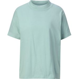 Dames Shirt met opstaande kraag in kalkmint