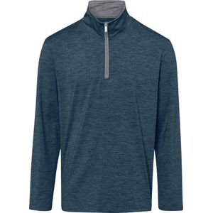 Heren Shirt met lange mouwen in topaas gemêleerd