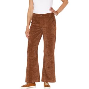 Dames Ribcordbroek in cognac