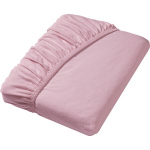 Estella - Hoeslaken - Oudroze - Mako-fijnjersey - Geschikt voor Matrassen tot 25 cm