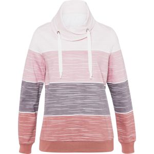 Classic Basics - Sweatshirt - Bruinroze/Lichtroze gedessineerd - 100% Katoen