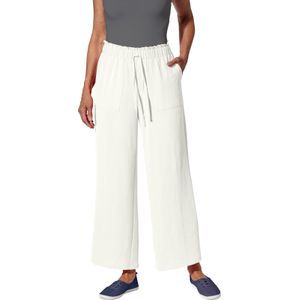 Dames Comfortbroek in ecru