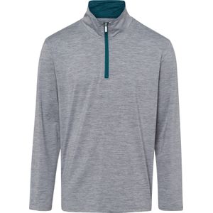 Heren Shirt met lange mouwen in grijs gemêleerd