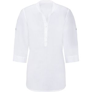 Katoenen blouse in wit