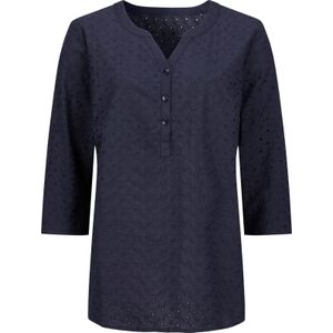 Dames Comfortabele blouse in marine