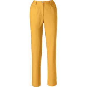 Dames 5-pocketjeans in oker