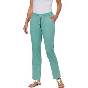 Dames Comfortjeans in salie