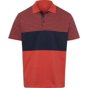 Heren Poloshirt in terra/marine