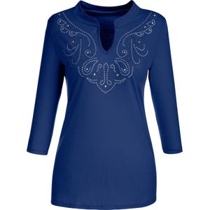 Unikleur - Longsleeve - Royalblauw - 100% Katoen