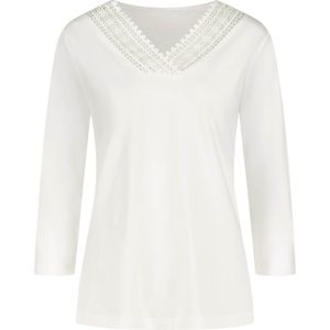 Dames Shirt met 3/4-mouw in ecru