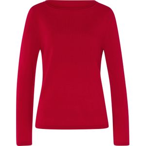 Dames Pullover met lange mouwen in rood