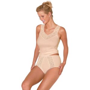 wäschepur - Tailleslip - Ivoor - 2 Stuks - 100% Katoen