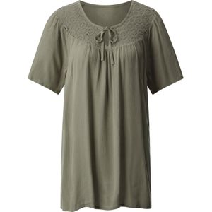 Classic Basics - Lange Blouse - Eucalyptus - 100% Viscose