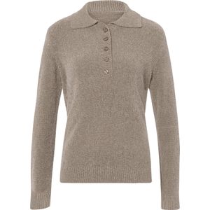 Dames Polopullover in sesam