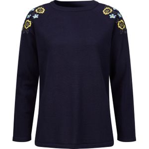 Dames Pullover met lange mouwen in marine