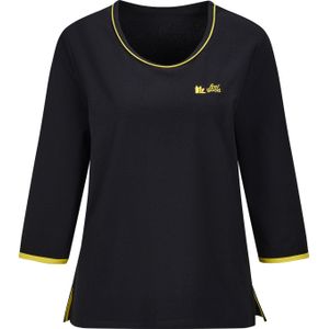Feel Good - Dames Shirt - Zwart - Sportief - 3/4-mouwen