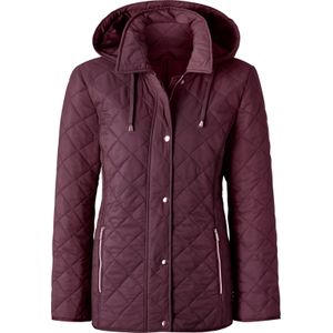 Winterjassen - Wijnrood - 100% Polyamide - Met Capuchon